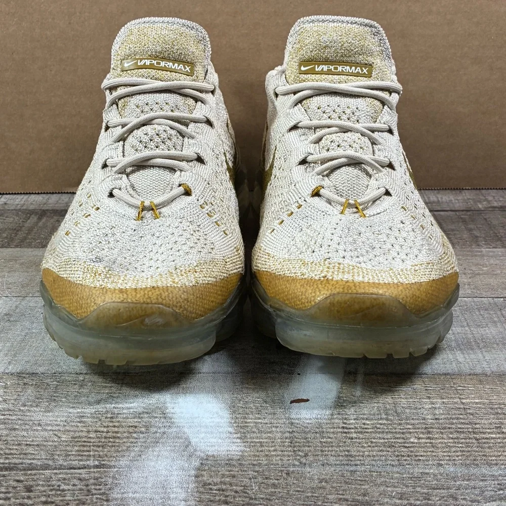 Nike Air Vapor Max Flyknit Sandrift Bronzine Men’s Shoes Sneakers Size 11 - Picture 2 of 11